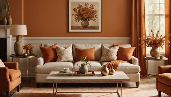 Comment intégrer les couleurs chaudes chez soi